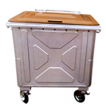 CONTENEDOR METÁLICO 1100L